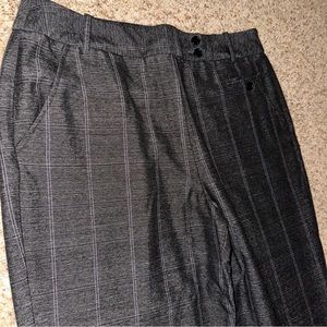 Dressbarn Dress Pants Womens 14 Glen Plaid Straight Leg Business Trouser…